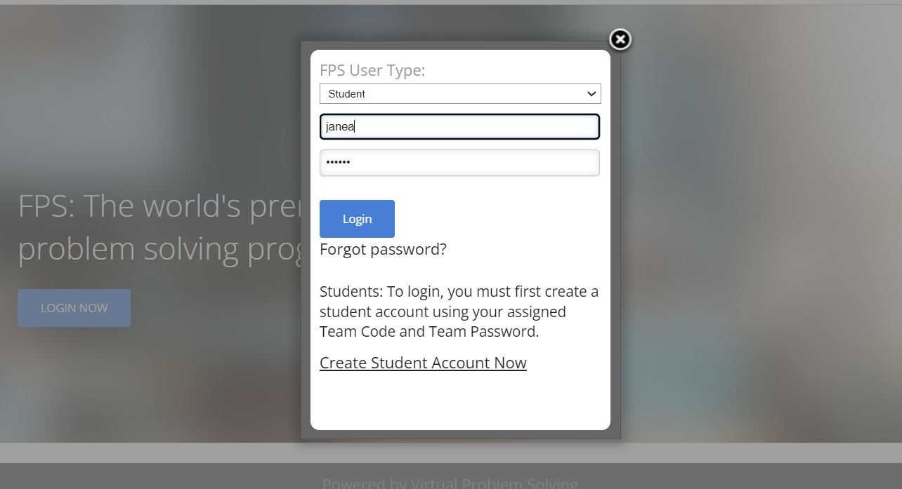 FPSOnline Student Login