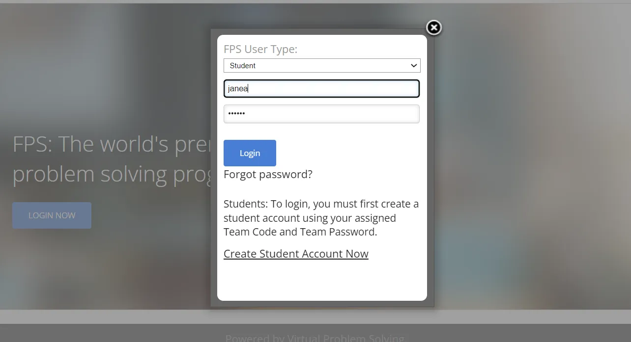 FPSOnline Student Login