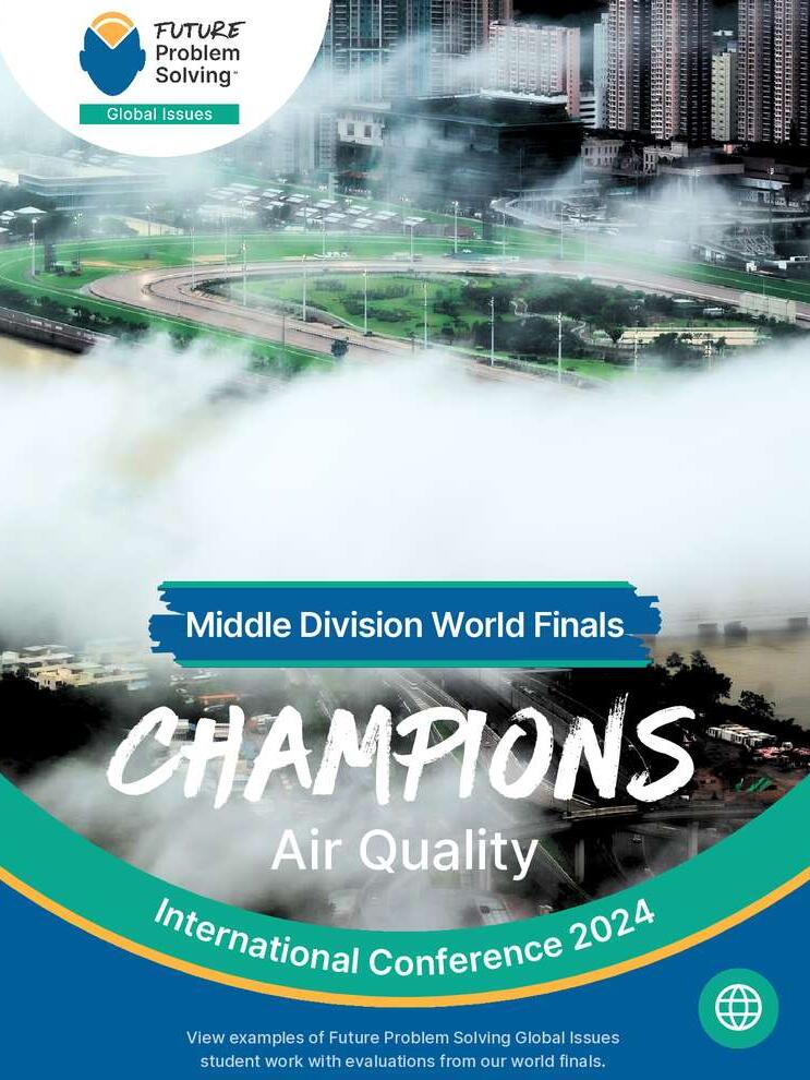Middle Division Global Issues Champs 2024 Cover Page